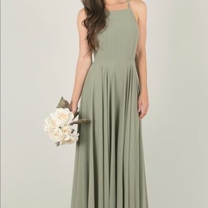 Sage bridesmaid dress